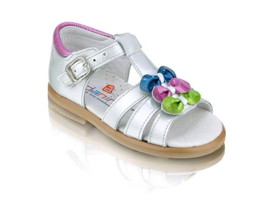 Zapatos para niñas con detalles de color flúor