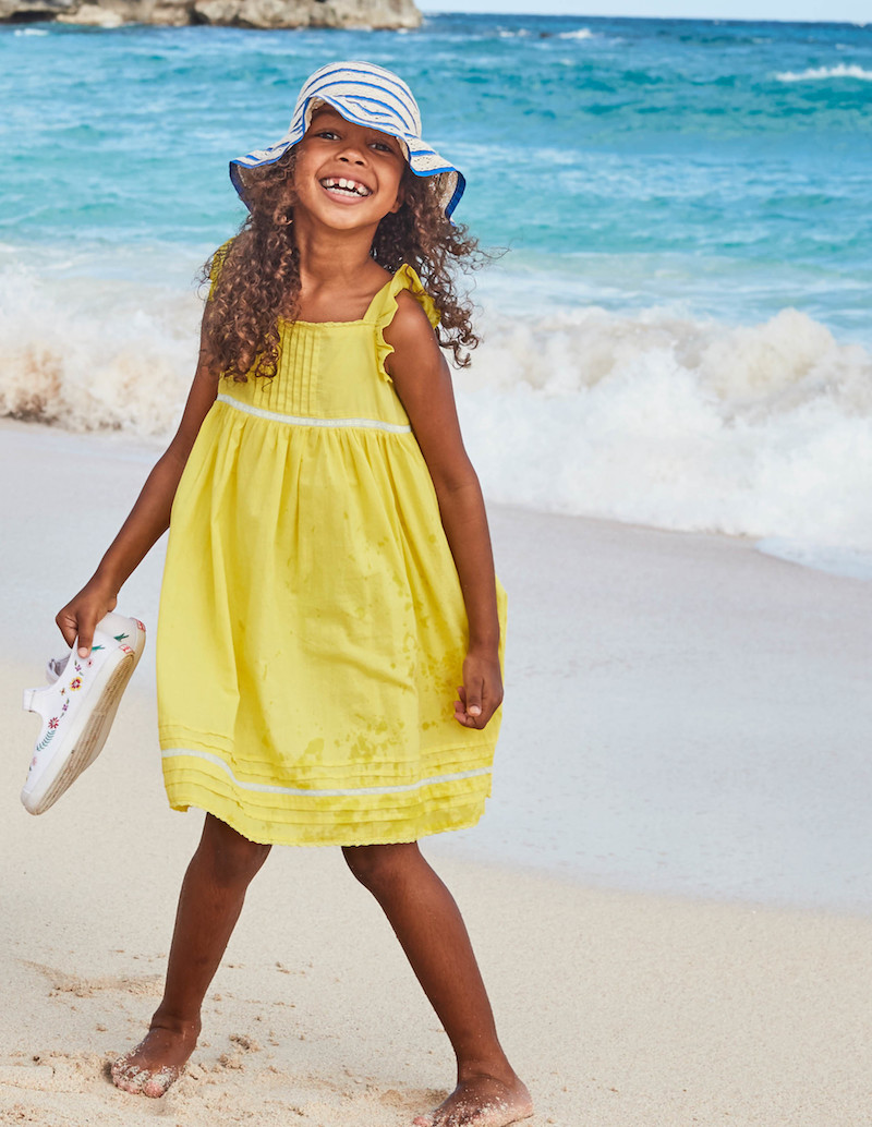 vestidos de playa para niña