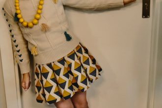 Moodblue ropa para niñas, colección de moda inspirada en los 70