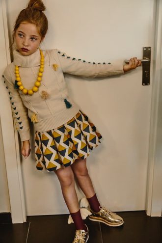 Moodblue ropa para niñas, colección de moda inspirada en los 70