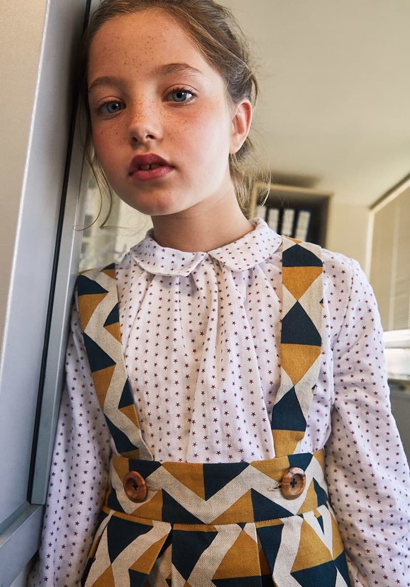 Moodblue ropa para niñas, colección de moda inspirada en los 70
